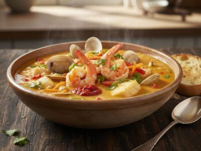 Creamy Seafood Stew (Cazuela de Mariscos)